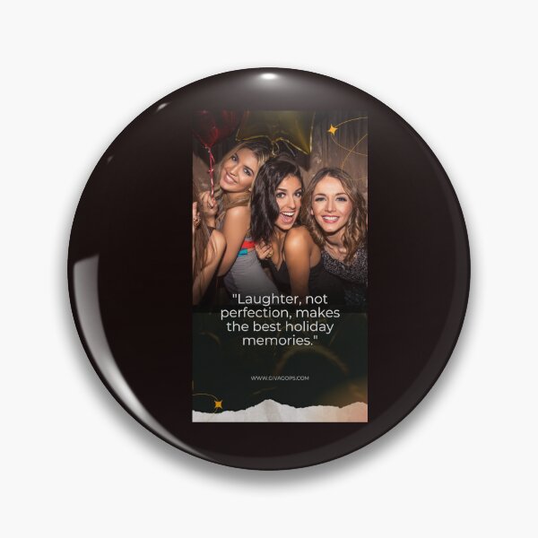 Item preview, "Laughter, not perfection, makes the best holiday memories." designed and sold by CUTESTUFFnow.