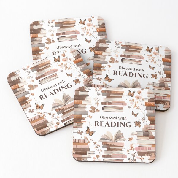 Item preview, Obsessed with Reading Vintage Book Lover Art designed and sold by Monascreativeempire.