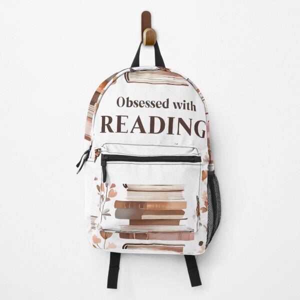 Item preview, Obsessed with Reading Vintage Book Lover Art designed and sold by Monascreativeempire.