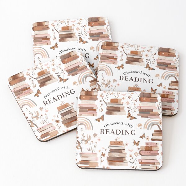 Item preview,  Obsessed with Reading Vintage Book Lover Art designed and sold by Monascreativeempire.