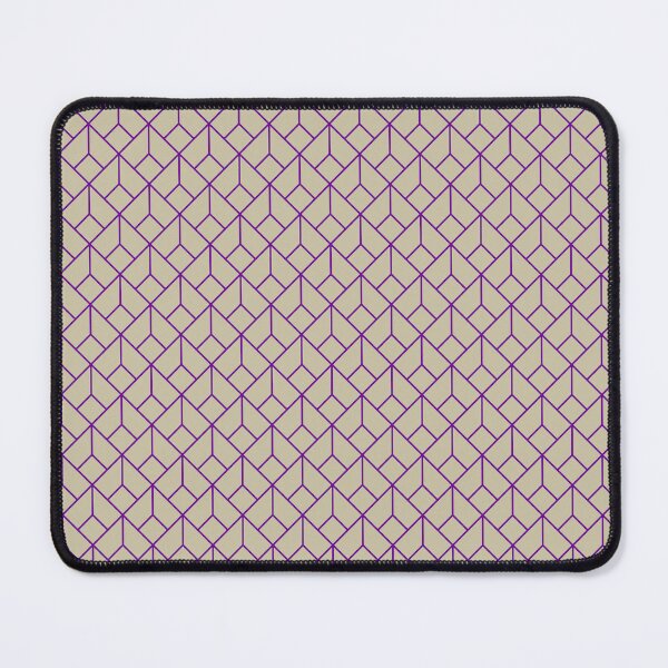 Item preview, Art Deco Pattern 12 - Romantic Purple on Off-White designed and sold by elektronen.