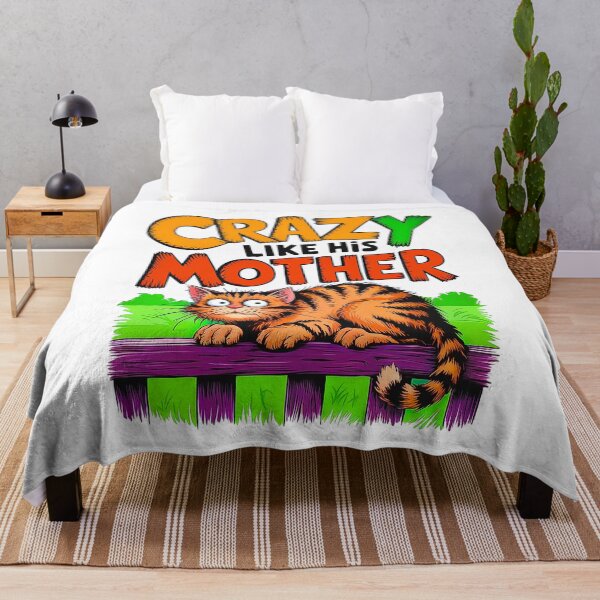 Item preview, Cat Mother Day Crazy Like His Mother Funny designed and sold by Amanda's Factory.