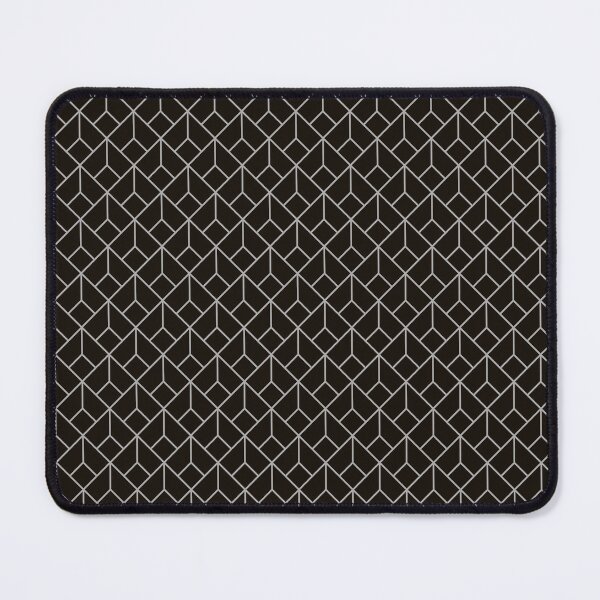 Item preview, Art Deco Pattern 12 - Spanish Gray on Black designed and sold by elektronen.