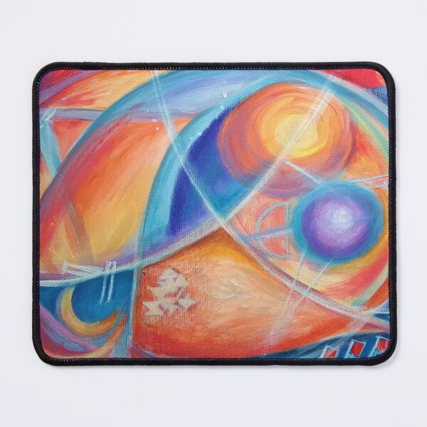 Item preview, faraway worlds. mundos distantes. acrylic and mixed media on canvas designed and sold by Tereza Pilar  Art.