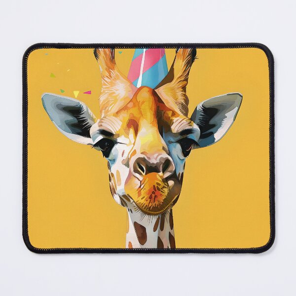 Item preview, Cheerful Giraffe Birthday Design - Fun Party Hat Celebration designed and sold by TringTringCards.