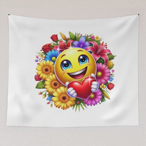 Item preview, "Yellow smiley with big sparkling eyes and a wide smile" designed and sold by CHRIST5000.