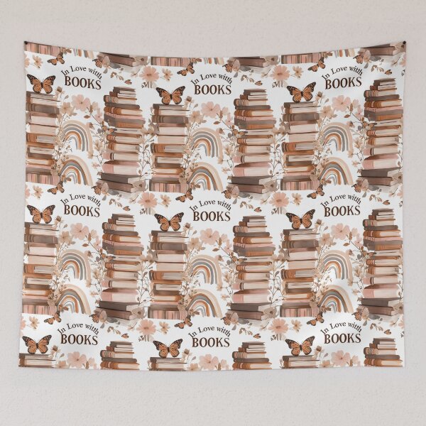 Item preview, In Love with Books Aesthetic Vintage Book Art designed and sold by Monascreativeempire.