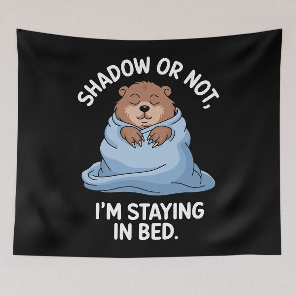 Item preview, Cozy Groundhog Wrapped in Blanket Quirky designed and sold by InsanseCreation.