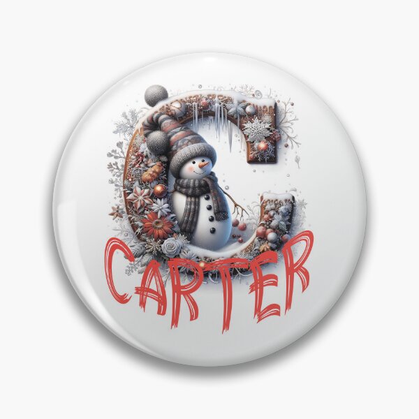 Item preview, Name Carter. My name is Carter. Winter initial. designed and sold by MagelliShop.