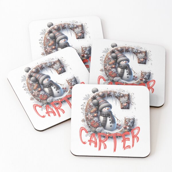 Item preview, Name Carter. My name is Carter. Winter initial. designed and sold by MagelliShop.