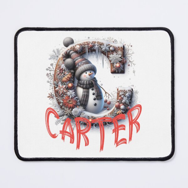 Item preview, Name Carter. My name is Carter. Winter initial. designed and sold by MagelliShop.