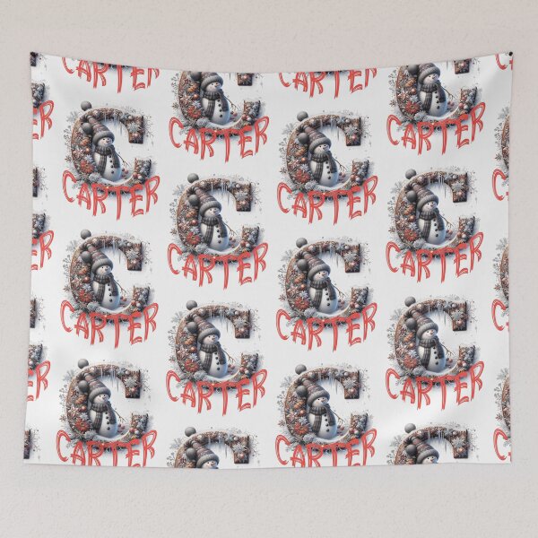 Item preview, Name Carter. My name is Carter. Winter initial. designed and sold by MagelliShop.