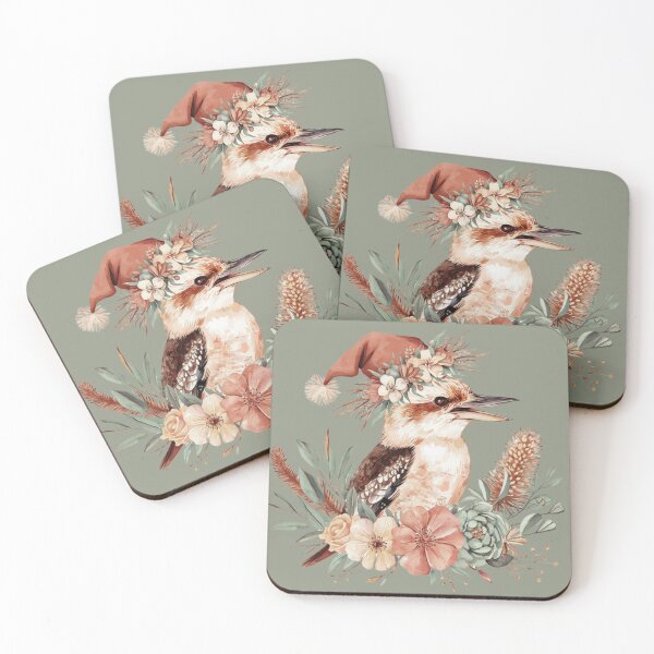 Item preview, Bohemian Kookaburra Christmas Native Australian Animal  designed and sold by Wennebabs.
