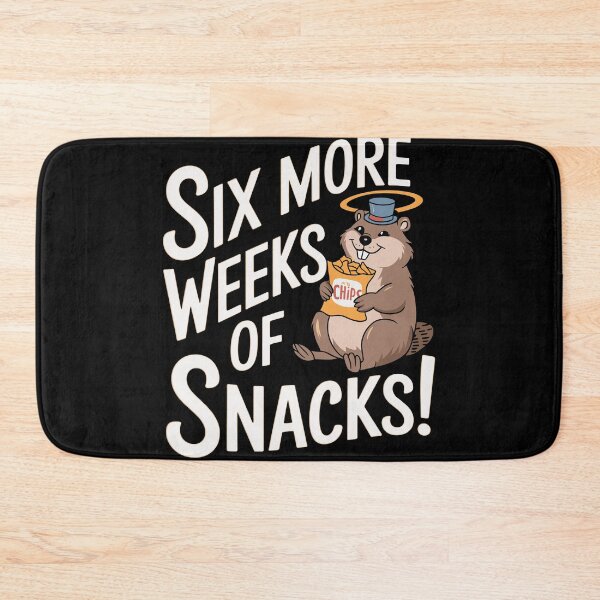 Item preview, Funny Groundhog and Snacks Humor designed and sold by InsanseCreation.