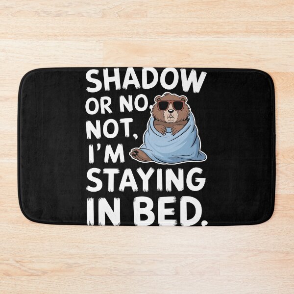 Item preview, Shadow Bear Humor Stay in Bed Quote designed and sold by InsanseCreation.