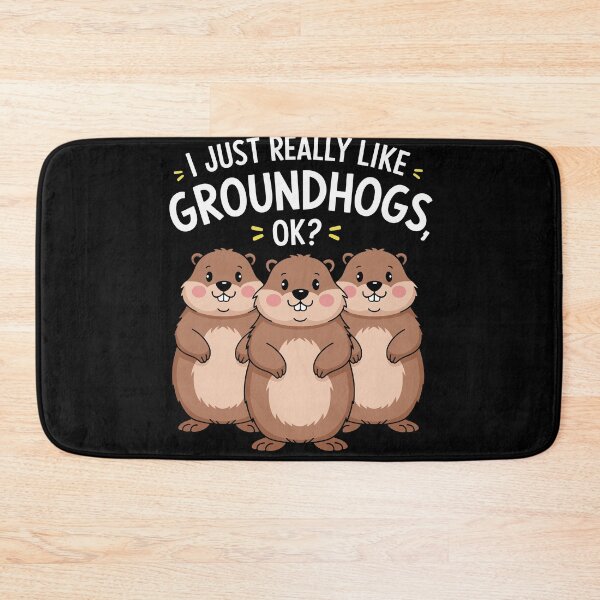 Item preview, Adorable Trio of Groundhogs Graphic designed and sold by InsanseCreation.