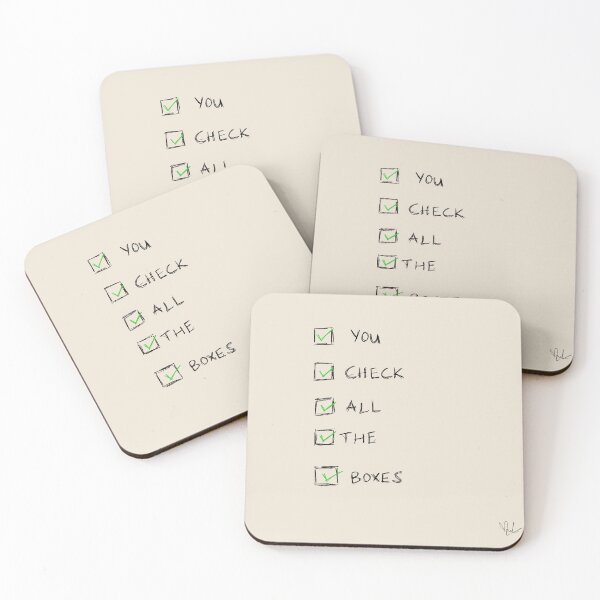 Item preview, You Check All The Boxes designed and sold by Benidamika.