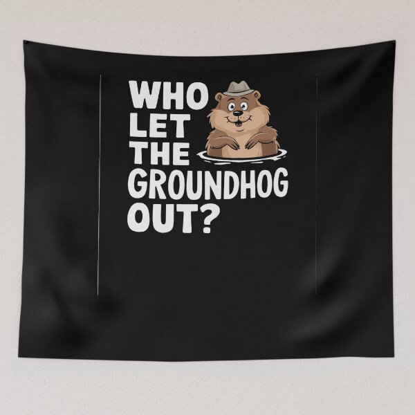 Item preview, Funny Groundhog Question Novelty designed and sold by InsanseCreation.