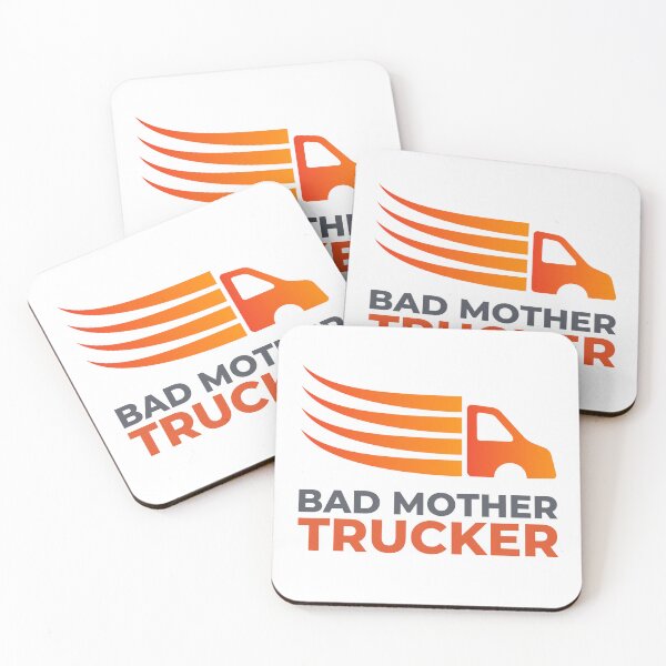Item preview, Bad Mother Trucker Funny Trucker Girl designed and sold by Anniko Art Studio.