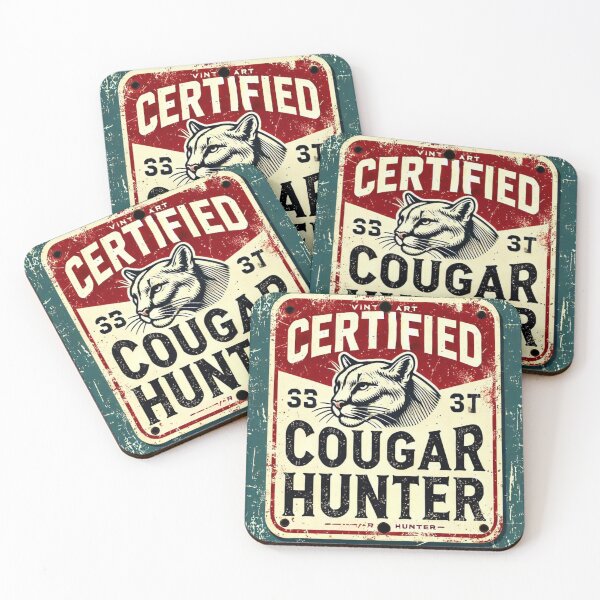 Item preview, Certified Cougar Hunter Art designed and sold by neildoch.