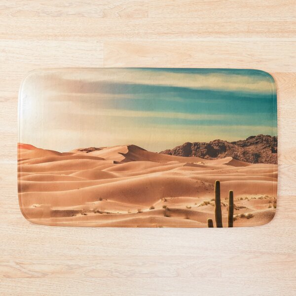 Item preview, sand dunes in desert and cactus 1  designed and sold by AA-designstore.