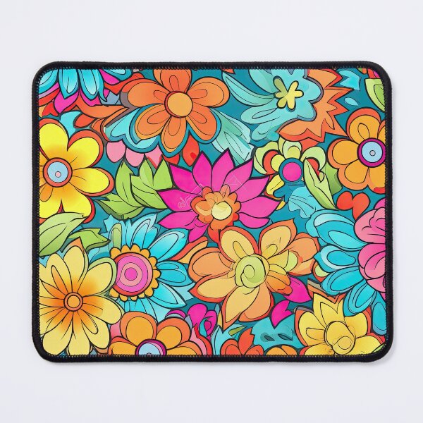 Item preview, Retro HIppie Flowers designed and sold by Djarainj.