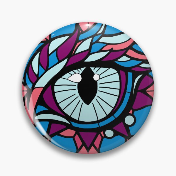 Item preview, Stained glass dragon eye designed and sold by SpectrumShine.