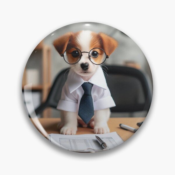 Item preview, office pup jack russell designed and sold by Zelda50.