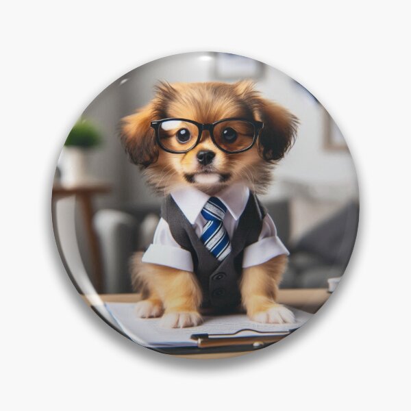 Item preview, office pup terrier designed and sold by Zelda50.