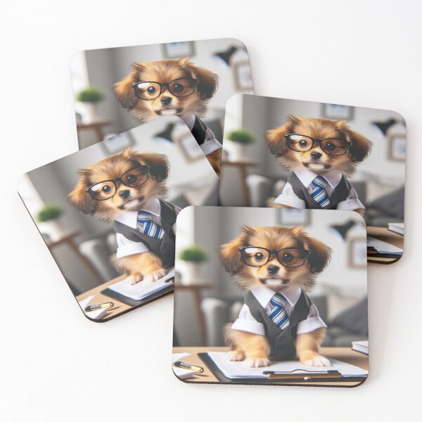 Item preview, office pup terrier designed and sold by Zelda50.