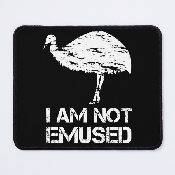 Item preview, Emu Bird Gift for Flightless Birds Fans. I am not Emused Shirt for Ostrich Fans designed and sold by AdiApparel.