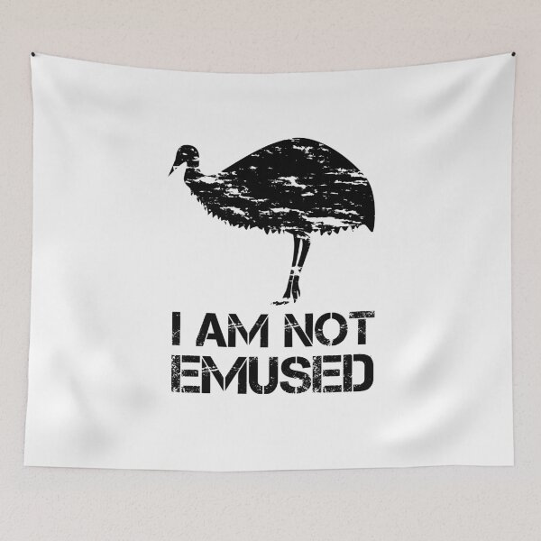Item preview, Emu Bird Gift for Flightless Birds Fans. I am not Emused Shirt for Ostrich Fans designed and sold by AdiApparel.