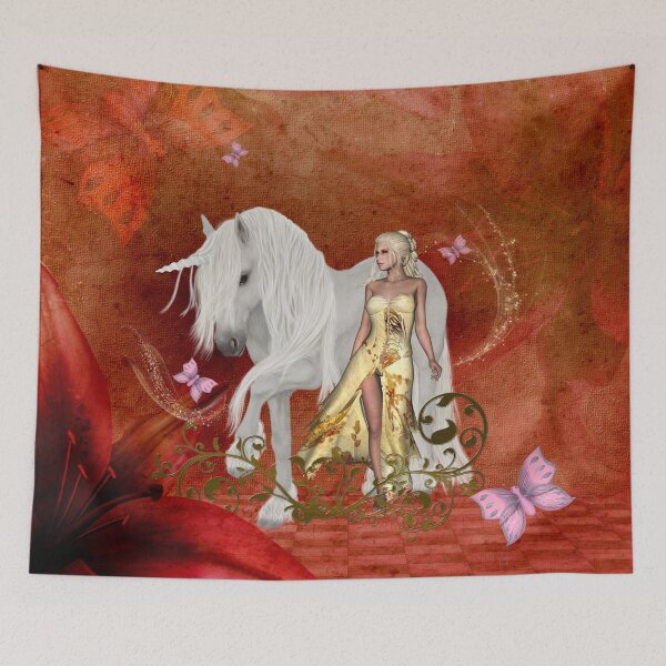 Item preview, wonderful unicorn with fairy designed and sold by nicky2342.