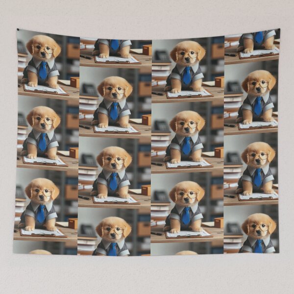 Item preview, office pup labrador retriever designed and sold by Zelda50.
