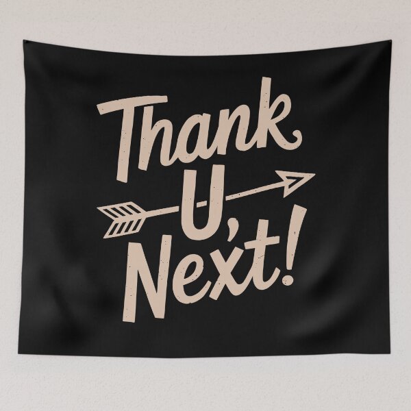 Item preview, Trendy Thank U Next Graphic designed and sold by InsanseCreation.