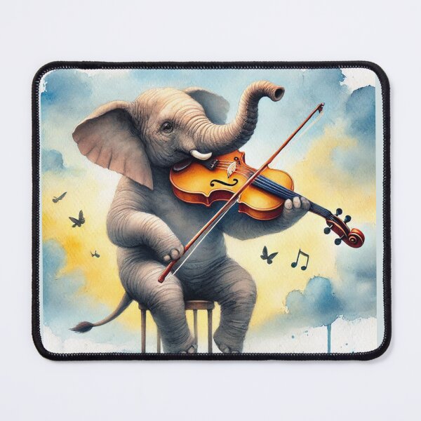 Item preview, Whimsical Serenade of the Elephant  designed and sold by Sadia  Jannat.