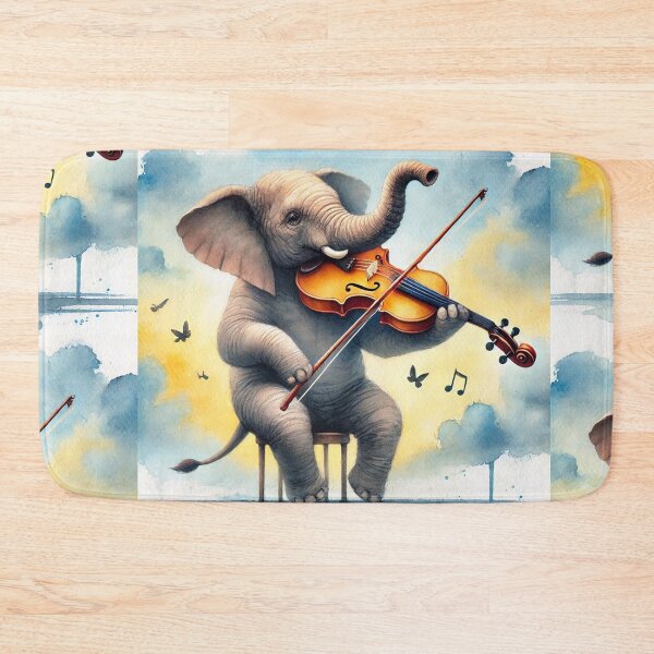 Item preview, Whimsical Serenade of the Elephant  designed and sold by Sadia  Jannat.
