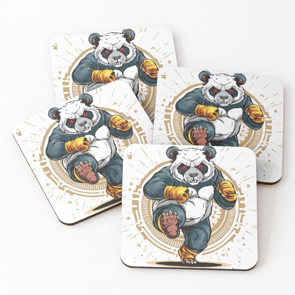 Item preview, Fearless panda fighter in casual boxing attire and intense, competitive pose. designed and sold by PiNGGoGoRi.