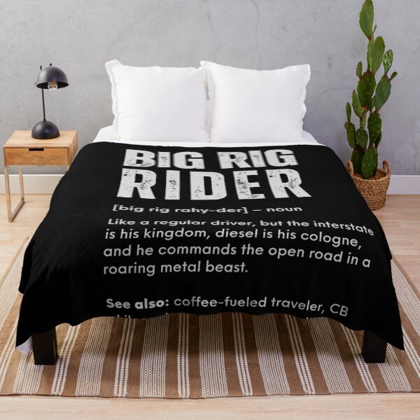 Item preview, Big Rig Rider Funny Definition - Gift for Truck Driver - Trucker designed and sold by 365CarMods Official.