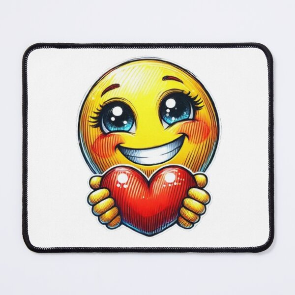 Item preview, "Yellow smiley with big sparkling eyes and a wide smile" designed and sold by CHRIST5000.
