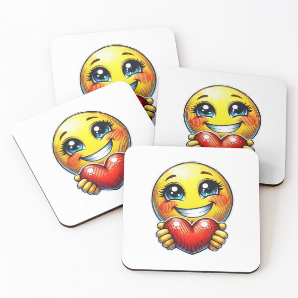 Item preview, "Yellow smiley with big sparkling eyes and a wide smile" designed and sold by CHRIST5000.