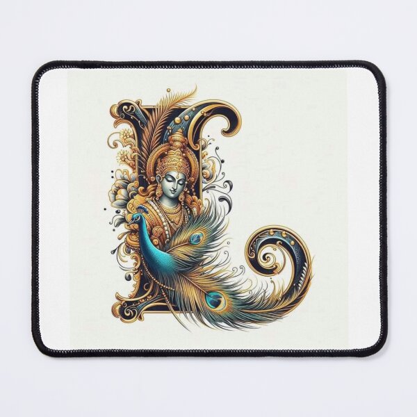 Item preview, L for Krishna - Divine Alphabet Art designed and sold by IndianShopper.