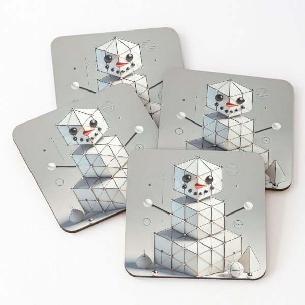 Item preview, Geometric Snowman designed and sold by Lutrex.
