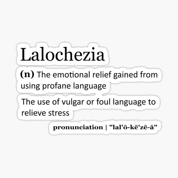 Lalochezia Sticker