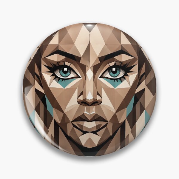 Item preview, Woman in Geometric Style designed and sold by Lutrex.