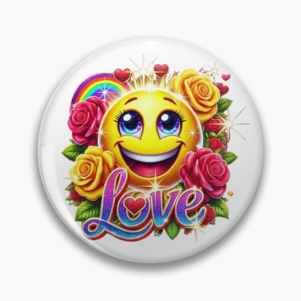 Item preview, "Yellow smiley with big sparkling eyes and a wide smile" designed and sold by CHRIST5000.