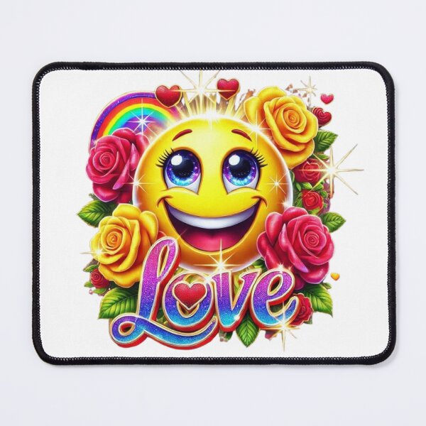 Item preview, "Yellow smiley with big sparkling eyes and a wide smile" designed and sold by CHRIST5000.