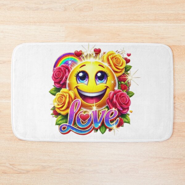 Item preview, "Yellow smiley with big sparkling eyes and a wide smile" designed and sold by CHRIST5000.
