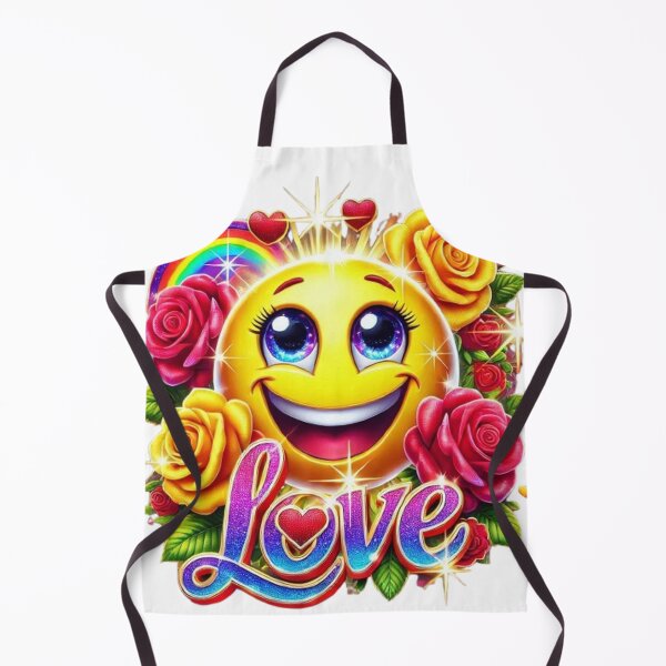 Item preview, "Yellow smiley with big sparkling eyes and a wide smile" designed and sold by CHRIST5000.