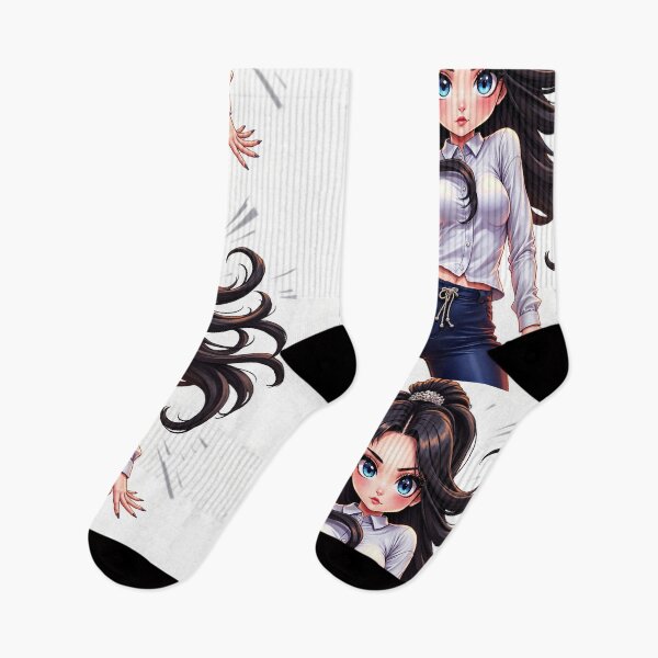 Item preview, Stylish Anime-Inspired Character with Flowing Hair designed and sold by ArtVibesX.
